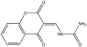 N-{[2,4-dioxo-2H-chromen-3(4H)-yliden]methyl}urea 구조식 이미지