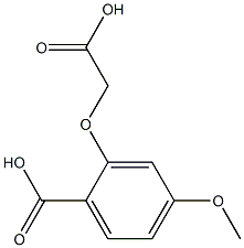 2-(carboxymethoxy)-4-methoxybenzoic acid Structure