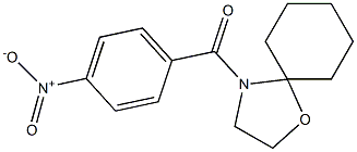 (4-nitrophenyl)(1-oxa-4-azaspiro[4.5]dec-4-yl)methanone Structure