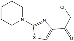 2-chloro-1-(2-piperidin-1-yl-1,3-thiazol-4-yl)ethanone Structure