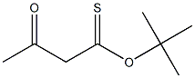 tert-butyl 3-oxobutanethioate 구조식 이미지
