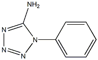 1-phenyl-1H-1,2,3,4-tetraazol-5-amine 구조식 이미지