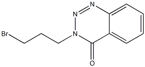 3-(3-bromopropyl)-1,2,3-benzotriazin-4(3H)-one 구조식 이미지