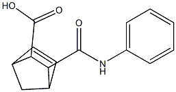 3-(anilinocarbonyl)bicyclo[2.2.1]hept-5-ene-2-carboxylic acid Structure