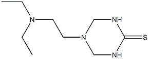5-[2-(diethylamino)ethyl]-1,3,5-triazinane-2-thione Structure