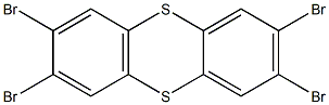 2,3,7,8-tetrabromothianthrene 구조식 이미지