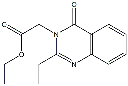 ethyl 2-[2-ethyl-4-oxo-3(4H)-quinazolinyl]acetate Structure