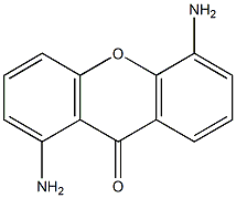 1,5-diamino-9H-xanthen-9-one Structure