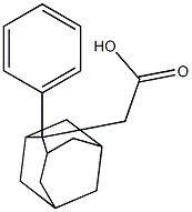 2-(2-phenyl-2-adamantyl)acetic acid 구조식 이미지