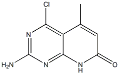 2-amino-4-chloro-5-methylpyrido[2,3-d]pyrimidin-7(8H)-one Structure