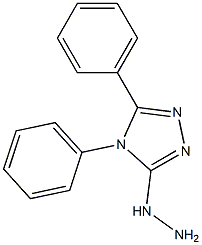 3-hydrazino-4,5-diphenyl-4H-1,2,4-triazole 구조식 이미지