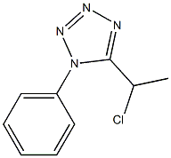 5-(1-chloroethyl)-1-phenyl-1H-tetrazole Structure