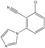 2-chloro-6-(1H-imidazol-1-yl)benzenecarbonitrile Structure