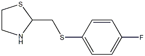 2-{[(4-fluorophenyl)thio]methyl}-1,3-thiazolane Structure