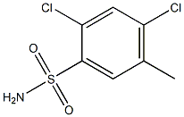 2,4-dichloro-5-methylbenzene-1-sulfonamide 구조식 이미지