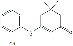 3-(2-hydroxyanilino)-5,5-dimethyl-2-cyclohexen-1-one Structure