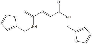 N1,N4-di(2-thienylmethyl)but-2-enediamide 구조식 이미지