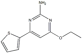 4-ethoxy-6-(2-thienyl)pyrimidin-2-amine 구조식 이미지