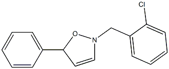 2-(2-chlorobenzyl)-5-phenyl-2,5-dihydroisoxazole Structure
