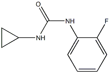 N-cyclopropyl-N'-(2-fluorophenyl)urea 구조식 이미지