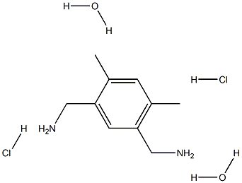 5-(aminomethyl)-2,4-dimethylbenzylamine dihydrochloride dihydrate 구조식 이미지