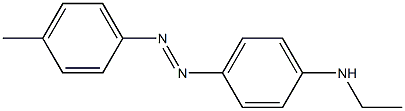 N1-ethyl-4-[2-(4-methylphenyl)diaz-1-enyl]aniline 구조식 이미지