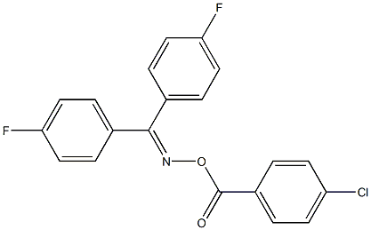 N-[bis(4-fluorophenyl)methylene]-N-[(4-chlorobenzoyl)oxy]amine 구조식 이미지