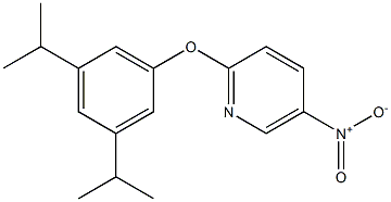 2-(3,5-diisopropylphenoxy)-5-nitropyridine Structure