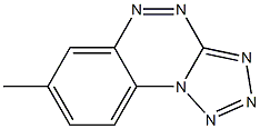 7-methylbenzo[e][1,2,3,4]tetraazolo[5,1-c][1,2,4]triazine 구조식 이미지