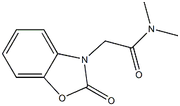 N,N-dimethyl-2-[2-oxo-1,3-benzoxazol-3(2H)-yl]acetamide Structure