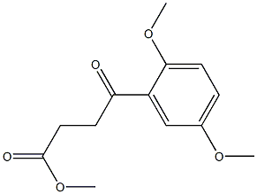 methyl 4-(2,5-dimethoxyphenyl)-4-oxobutanoate Structure