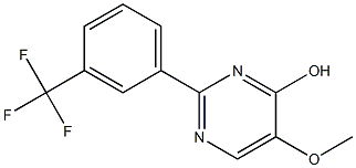 5-methoxy-2-[3-(trifluoromethyl)phenyl]-4-pyrimidinol Structure