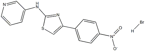 N2-(3-pyridyl)-4-(4-nitrophenyl)-1,3-thiazol-2-amine hydrobromide Structure