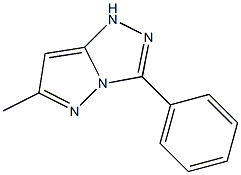 6-methyl-3-phenyl-1H-pyrazolo[5,1-c][1,2,4]triazole Structure