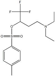 3-(diethylamino)-1-(trifluoromethyl)propyl 4-methylbenzene-1-sulfonate Structure