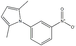 2,5-dimethyl-1-(3-nitrophenyl)-1H-pyrrole Structure