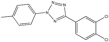 5-(3,4-dichlorophenyl)-2-(4-methylphenyl)-2H-1,2,3,4-tetraazole 구조식 이미지