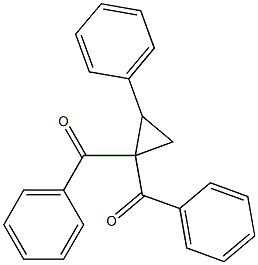 (1-benzoyl-2-phenylcyclopropyl)(phenyl)methanone Structure