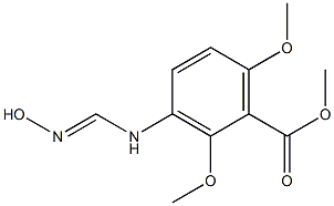 methyl 3-[(hydroxyiminomethyl)amino]-2,6-dimethoxybenzoate Structure