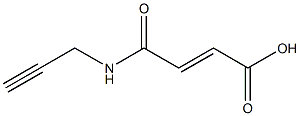 4-oxo-4-(prop-2-ynylamino)but-2-enoic acid 구조식 이미지