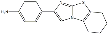 4-(5,6,7,8-tetrahydroimidazo[2,1-b][1,3]benzothiazol-2-yl)aniline 구조식 이미지