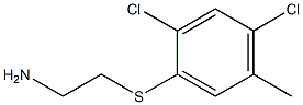 2-[(2,4-dichloro-5-methylphenyl)thio]ethylamine Structure