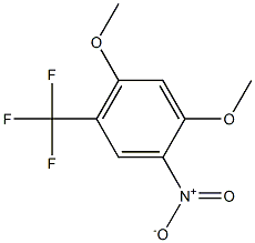 1,5-dimethoxy-2-nitro-4-(trifluoromethyl)benzene Structure