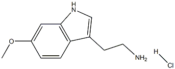 2-(6-methoxy-1H-indol-3-yl)-1-ethanamine hydrachloride Structure