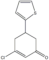 3-chloro-5-(2-thienyl)cyclohex-2-en-1-one Structure