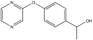 1-[4-(2-pyrazinyloxy)phenyl]-1-ethanol 구조식 이미지