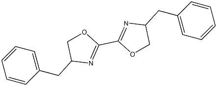 4-benzyl-2-(4-benzyl-4,5-dihydrooxazol-2-yl)-4,5-dihydrooxazole Structure