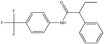 N1-[4-(trifluoromethyl)phenyl]-2-phenylbutanamide 구조식 이미지