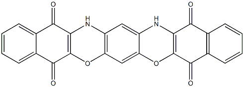 5,9,15,18-tetrahydro-14H,17H-benzo[b]naphtho[2',3':5,6][1,4]oxazino[2,3-i]phenoxazine-5,9,14,18-tetraone 구조식 이미지