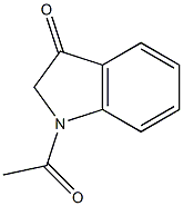 1-acetylindolin-3-one 구조식 이미지